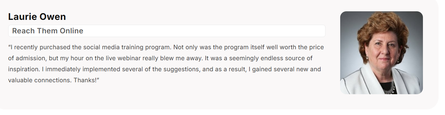 Laurie Owen, Consultant